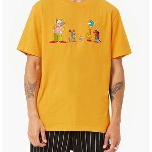 Yellow forever 21 Simpons graphic tee